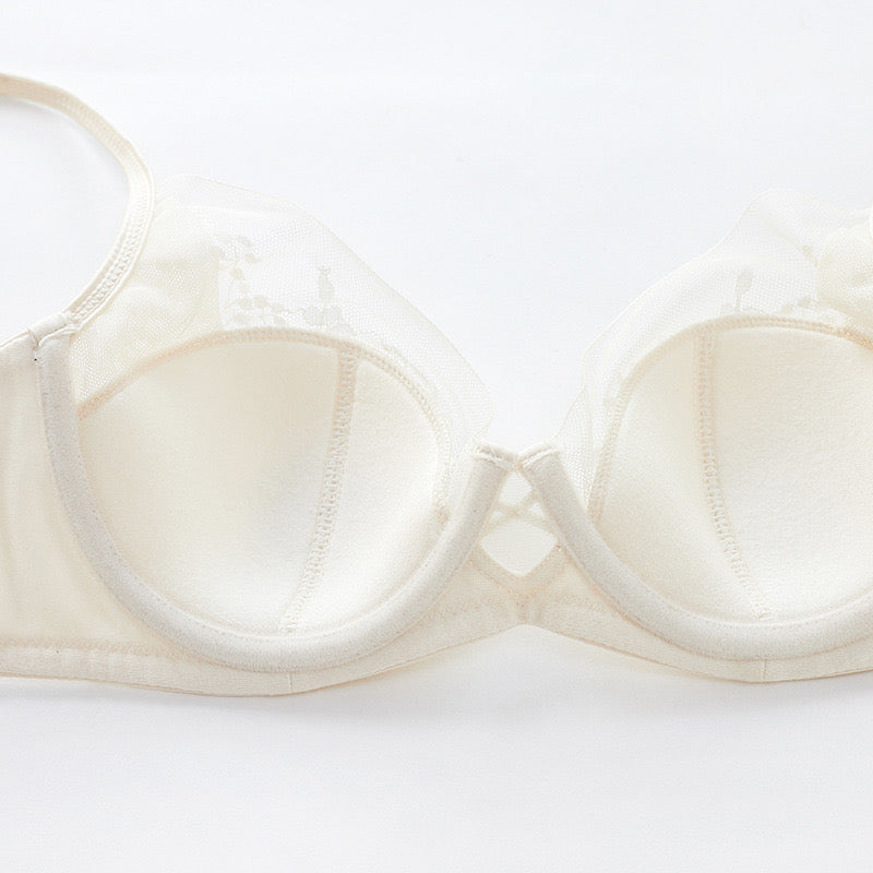 Lace Embroidered Bra