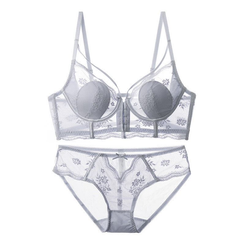 Lace Embroidered Bra