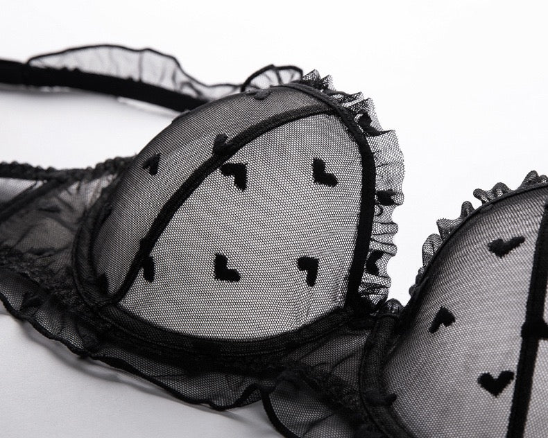 Lace Embroidered Bra