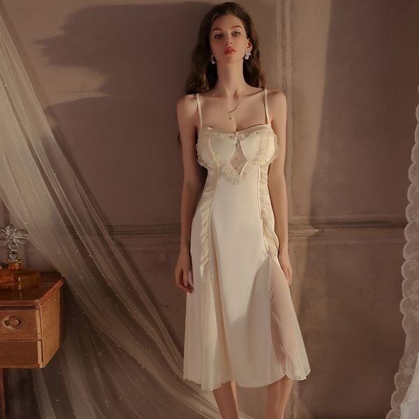 Pure Seduction Cami Nightdress Set with Tie Robe