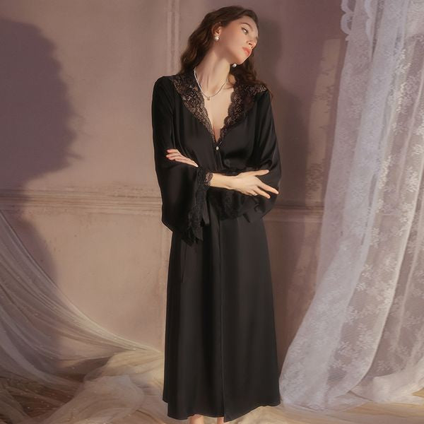Long Silky Strap nightgown