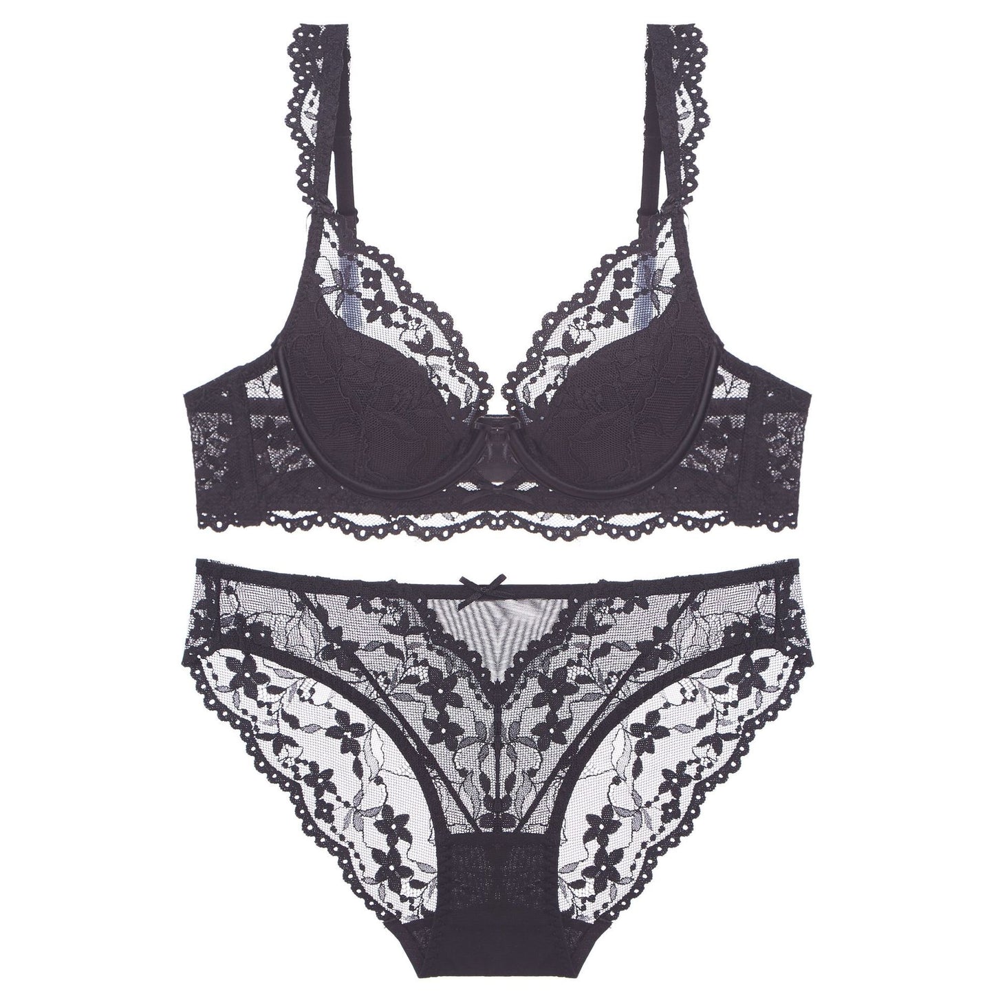 Lace Embroidered Bra