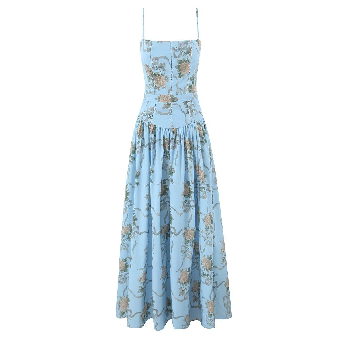 Blue Floral Dress