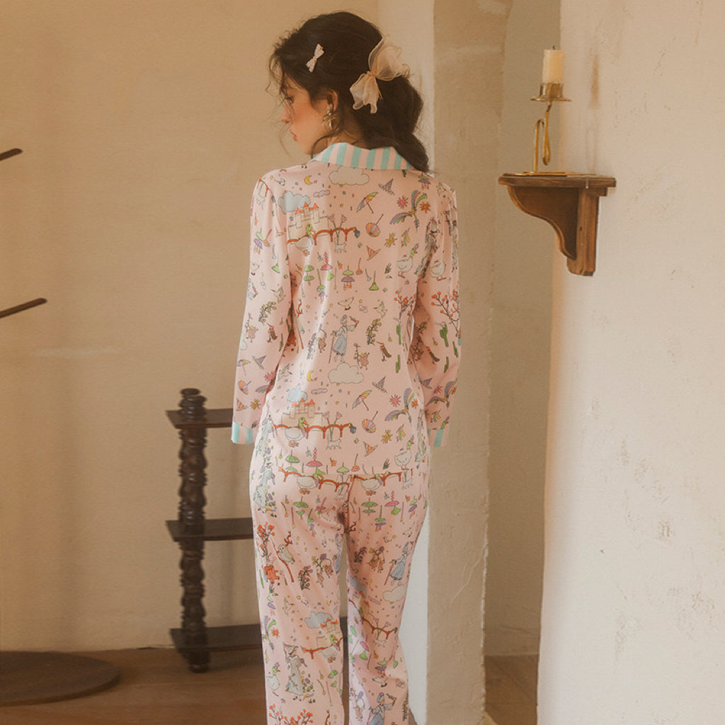 Cute Cartoon Pajama Set