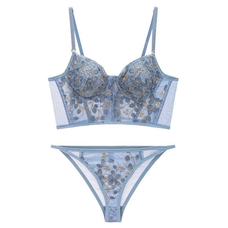 Lace Embroidered Bra