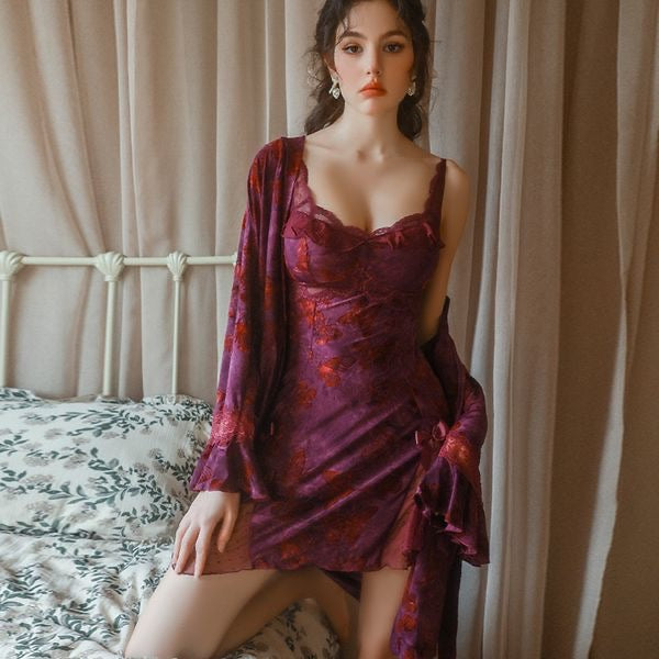 Butterfly Print Sleepwear Set