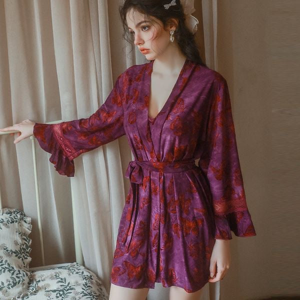 Butterfly Print Sleepwear Set