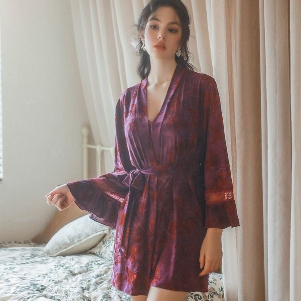 Butterfly Print Sleepwear Set