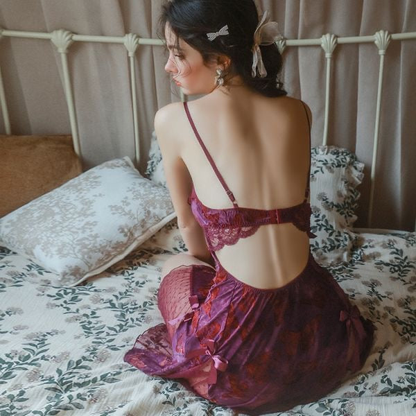 Butterfly Print Sleepwear Set