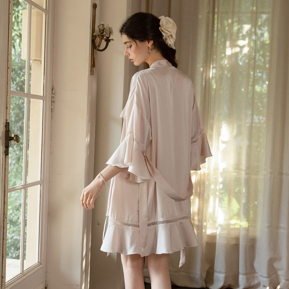 Sweet Bow-Detail Cami Sleepwear Set