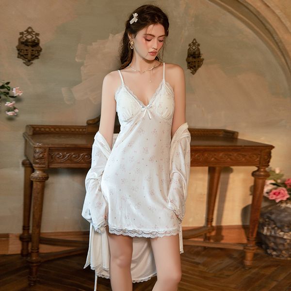 Printed Velvet Cami Sleepwear Set