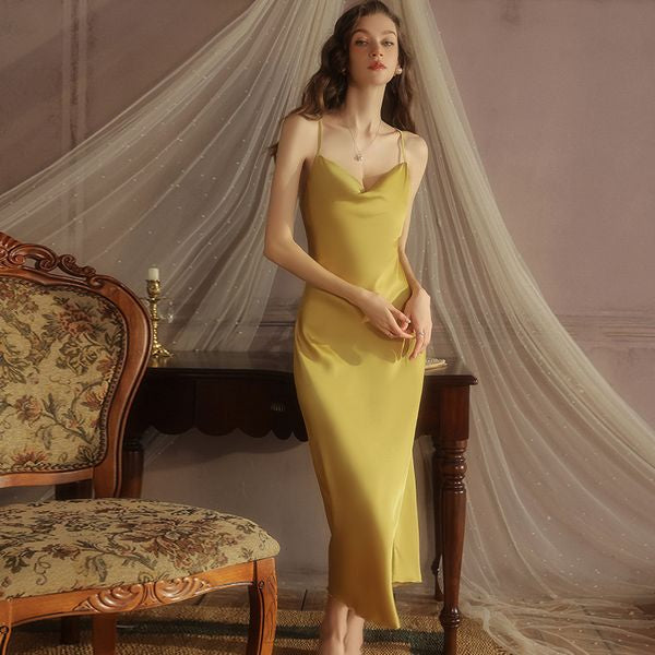 Satin Long Nightdress w1